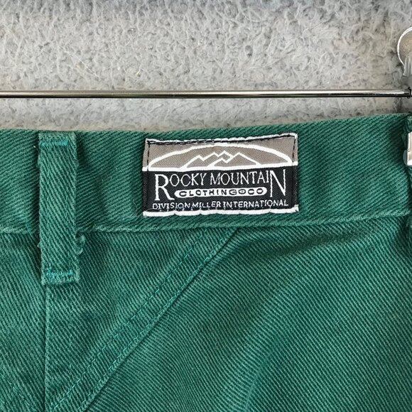 Vintage Rocky Mountain Womens Jeans Mom Green Denim Western Cowgirl Size 30/11 - Picture 7 of 8